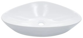 Lavandino 58,5x39x14 Cm İn Ceramica Bianco /