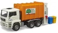 Mezzo stradale bruder 02772 man camion nettezza urbana 1:16