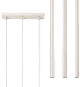 Sollux SL.1514 - Lampadario a sospensione con filo PASTELO 3xG9/8W/230V color crema