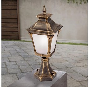 Orion - Lampada da esterno AIKO 1xE27/60W/230V 59 cm IP23 bronzo/patina