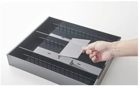 Credenza in plastica nera per cassetto 47,5 x 35 cm - YAMAZAKI