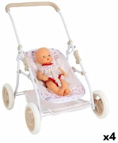 Seggiolina per Bambole Colorbaby Safari 40 x 57 x 49 cm 4 Unità Convertible