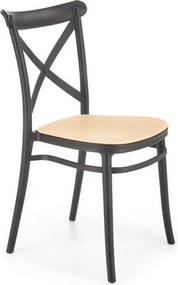 Sedia in plastica K512 nero