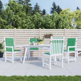 Cuscini Per Sedia 4 Pz Verdi 100x50x3 Cm İn Tessuto Oxford /
