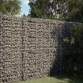 Cesto Gabbione Con Copertura 150x100x200 Cm İn Ferro Zincato /