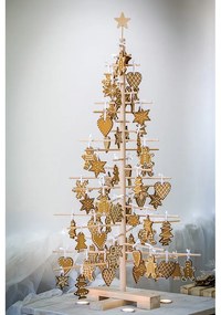 Albero di Natale in legno, altezza 125 cm - Nature Home