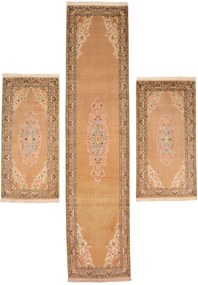 Cashmere Silk Tappeto orientale 80x330 (Indian) Annodato A Mano