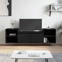 Mobile Porta TV Nero 160x35x55 cm in Legno Multistratocod mxl 126705