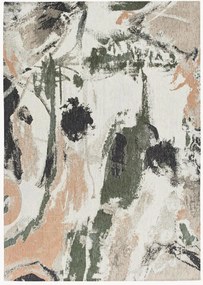Tappeto jacquard lavabile da interno-esterno Fresque