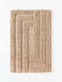 Tappeto soffice a pelo lungo con motivo in rilievo Genève