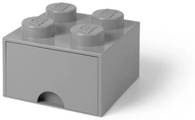 Scatola portaoggetti grigia quadrata - LEGO®