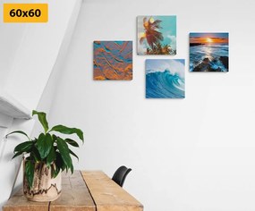 Set di quadri – Paesaggio marino affascinante