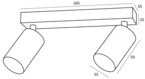 Immax NEO 07262W -LED RGB+CCT Lampada dimmerabile NEO LITE PUNTO 2xGU10/6W/230V
