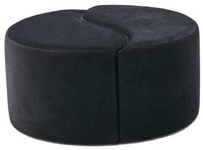 Pouf JING Ø 80 cm antracite