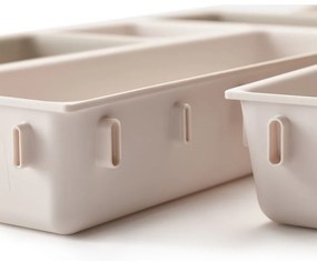 Organizzatori per bagno beige in set da 7 Viva - Joseph Joseph