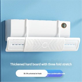 Deflettore Aria Condizionata con Gancio AntiSoffio Installazione Facile Antivento Efficace Guida Flusso Aria Confortevole