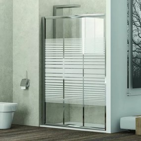 Porta doccia 105cm vetro serigrafato altezza 180cm KP3000 - KAMALU