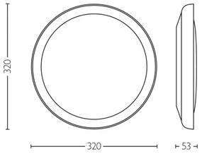 Philips - Plafoniera LED dimmerabile PEBBLO LED/10W/230V 4000K nero