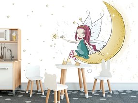 Carta da parati – Fata magica sulla luna