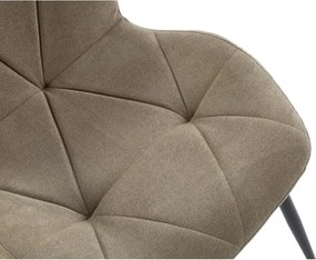 Sedie da pranzo kaki in set di 4 Luna - Marckeric