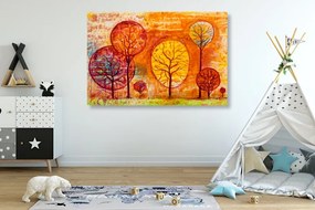 Stampa su tela – Alberi nei colori dell'autunno