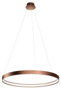 ANELLO Sforzin illuminazione Sospensione Ø78cm Rame opaco Dimmer 3000K