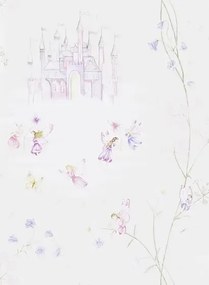 Fairy Castle - Kindertapete von Sanderson - Beige