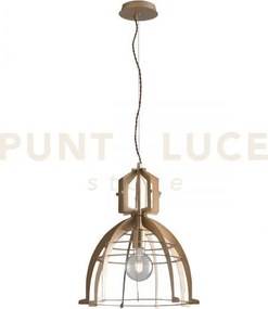 Lampadario a sospensione urban in metallo oro 1 luce attacco e27 40...