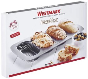 Stampo in acciaio per la cottura di pane e baguette Mini - Westmark