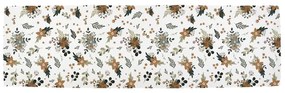 Runner in cotone a tema Natale 40x140 cm Festive Flowers – Butter Kings