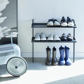 Scarpiera per bambini in metallo nero Tower - YAMAZAKI