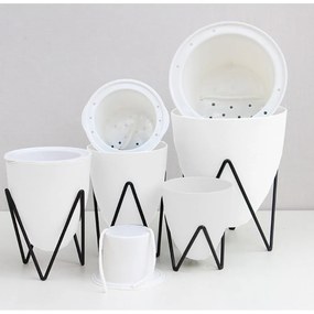 Vaso autoinnaffiante in plastica ø 19 cm Poppy - Tomasucci