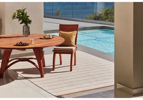 Tappeto da interno/esterno giallo ocra/color crema 60x85 cm Belle Ochre – Pappelina