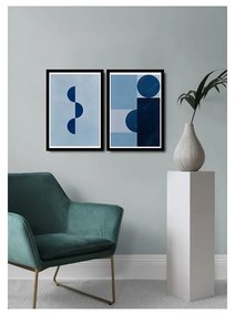 Set di poster 2 pezzi 36x51 cm Shapes - Wallity