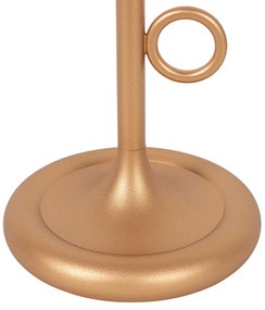 Lampada da tavolo da esterno oro con LED con dimmer touch ricaricabile - Sjarel