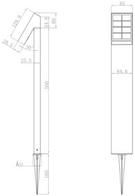 2 Pezzi - Lampioncini Solari da Esterno Led da Giadino