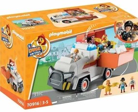 Playset Playmobil Duck on Call Emergency Vehicle Ambulance