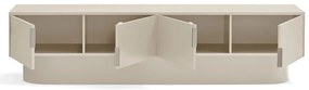 Tavolo TV beige 200x50 cm Totem - Teulat