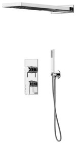 Kit incasso doccia Soffio c/GBOX cromo