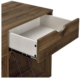 Portadischi in noce 101x81 cm Concord - Novogratz