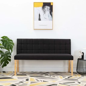 Panca 140 Cm Nera İn Velluto /