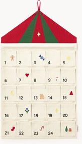 Calendario dell'Avvento in cotone ricamato Nicolin