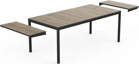 Tavolo Da Giardino Allungabile 90x191-267 Cm Struttura In Metallo Porto Nova Keter