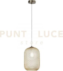 Lampadario a sospensione ashford ovale ambra 1 luce attacco e27 20x...