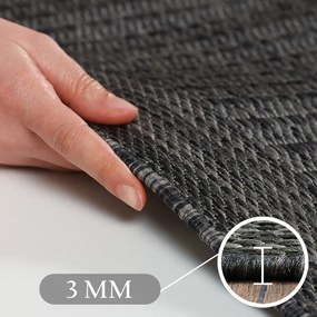 Tappeto per esterni grigio scuro 160x230 cm Giza - Ayyildiz Carpets