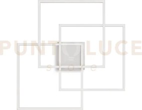 Frame plaoniera quadrati led 2700k  33w  4000 lm bianco 53,3cm