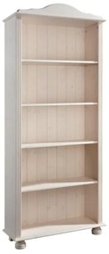 Libreria bianca in legno di pino 70x181 cm Ella - Støraa