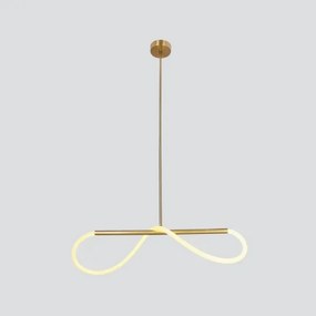 Lampadario LED a sospensione su cavo SUPREME LED/18W/230V 80 cm oro