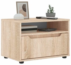 Mobile Tv Vısnes Rovere Sonoma 60x40x38 Cm İn Legno Multistrato /