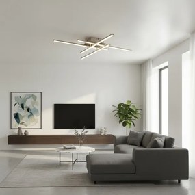 Brilagi - Plafoniera LED STRIPES LED/37W/230V argento